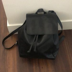 Zara black backpack